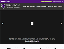 Tablet Screenshot of phantomts.com